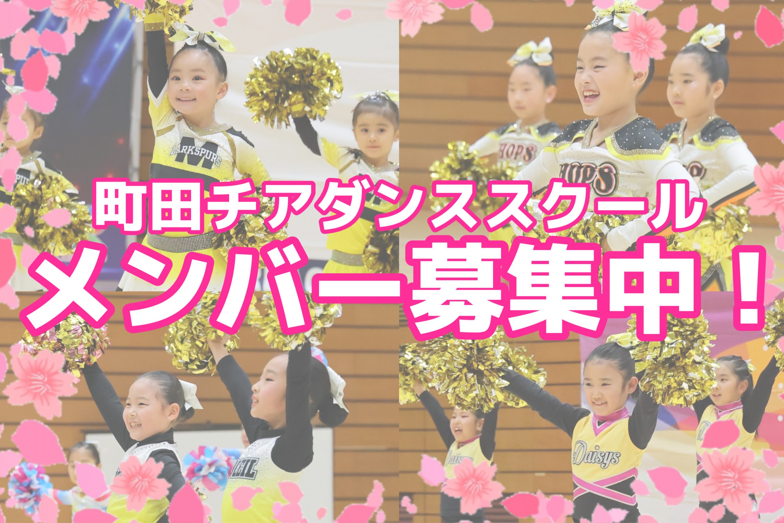 町田チアスクール｜メンバー募集！ | 【Rivets Pop Education】東京